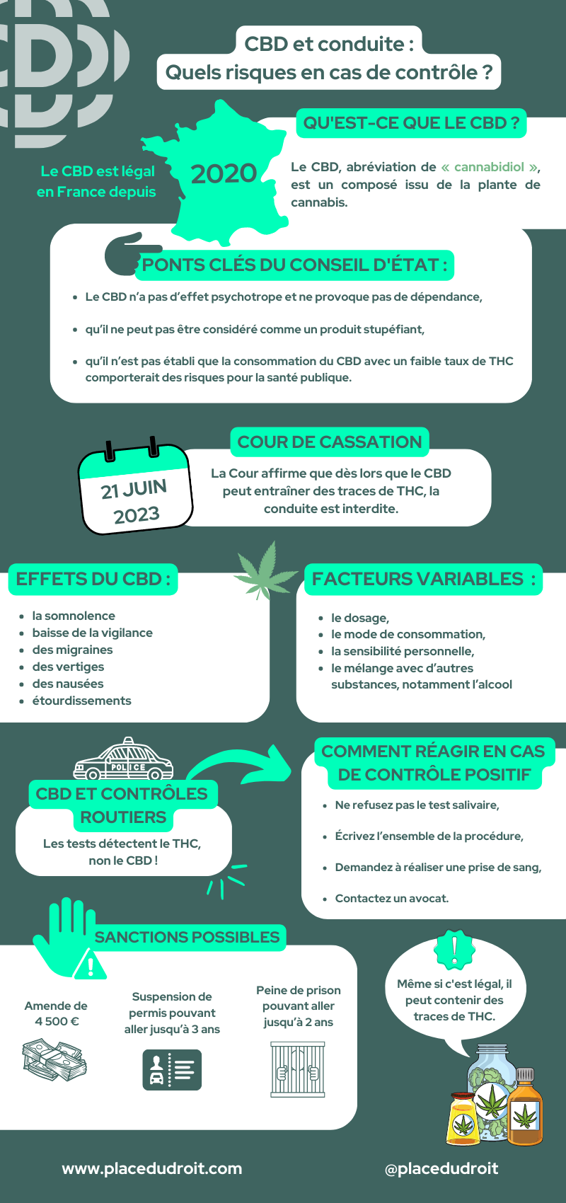 Cannabis : la décision du Conseil d'Etat sur le CBD va-t-elle entraîner une  évolution des dépistages routiers ?